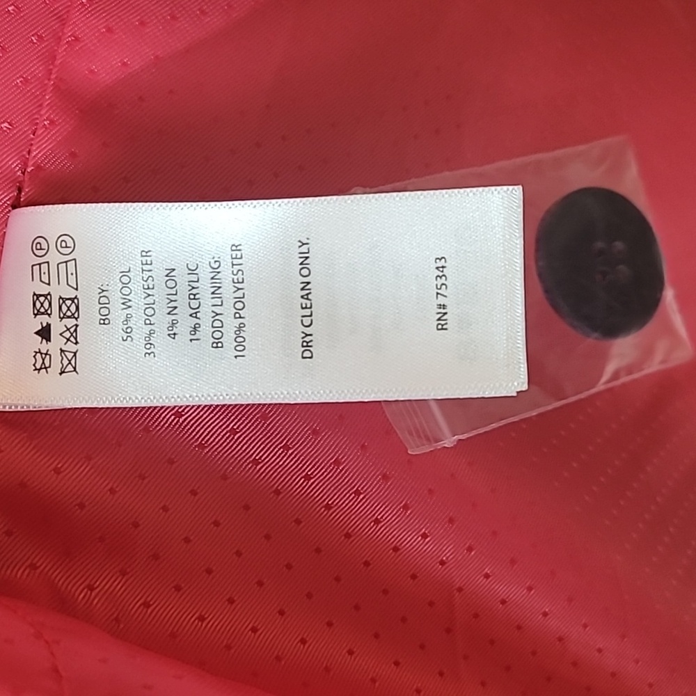 Rachel Zoe Pink Double Breasted Coat - Picture 8 of 10